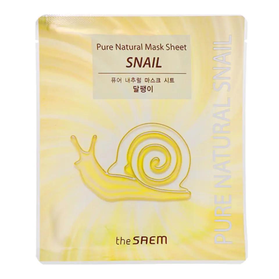 ⁨THE SAEM Natural Snail Maska w płachcie - Ślimak⁩ w sklepie Wasserman.eu