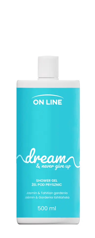 ⁨ON LINE Emocje Żel pod prysznic Dream - jaśmin i gardenia 500 ml⁩ w sklepie Wasserman.eu