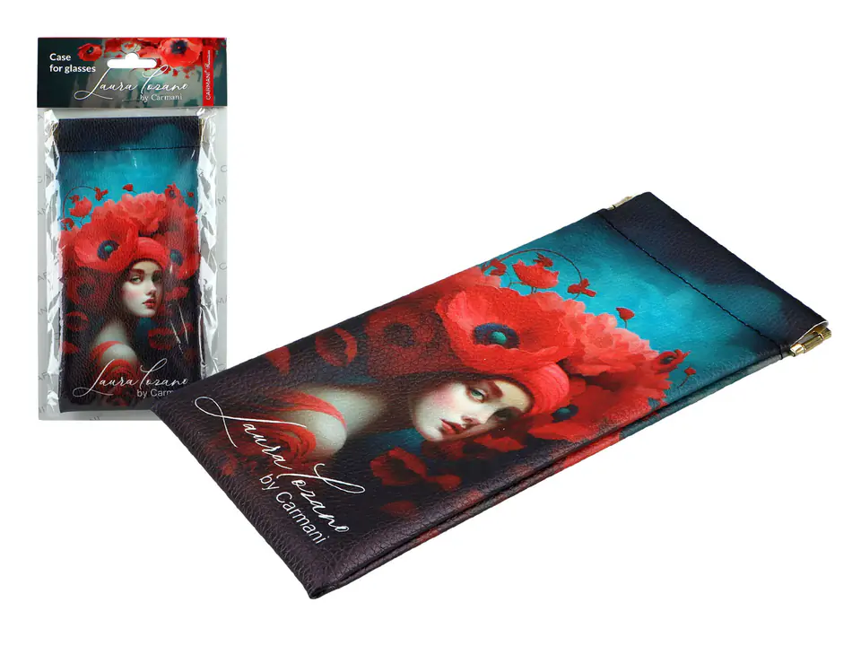 Etui na okulary, miękkie - L. Lozano, Lady`s Floral Symphony (CARMANI) w sklepie Wasserman.eu