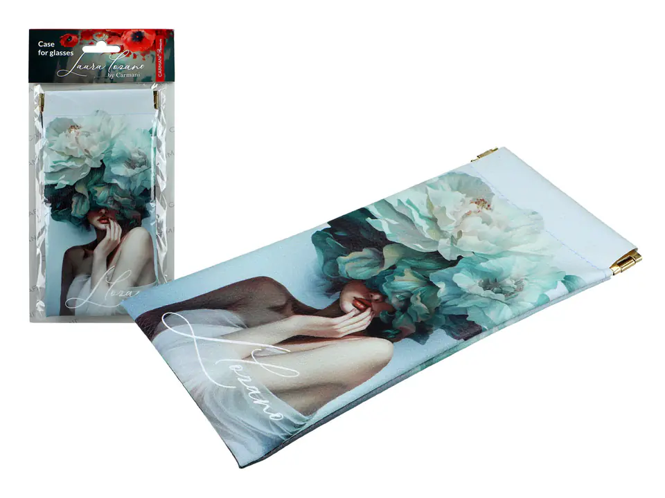 Etui na okulary, miękkie - L. Lozano, Lady`s Floral Symphony (CARMANI) w sklepie Wasserman.eu
