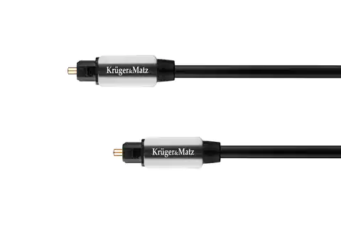 ⁨Kabel optyczny toslink-toslink 1.5m Kruger&Matz⁩ w sklepie Wasserman.eu