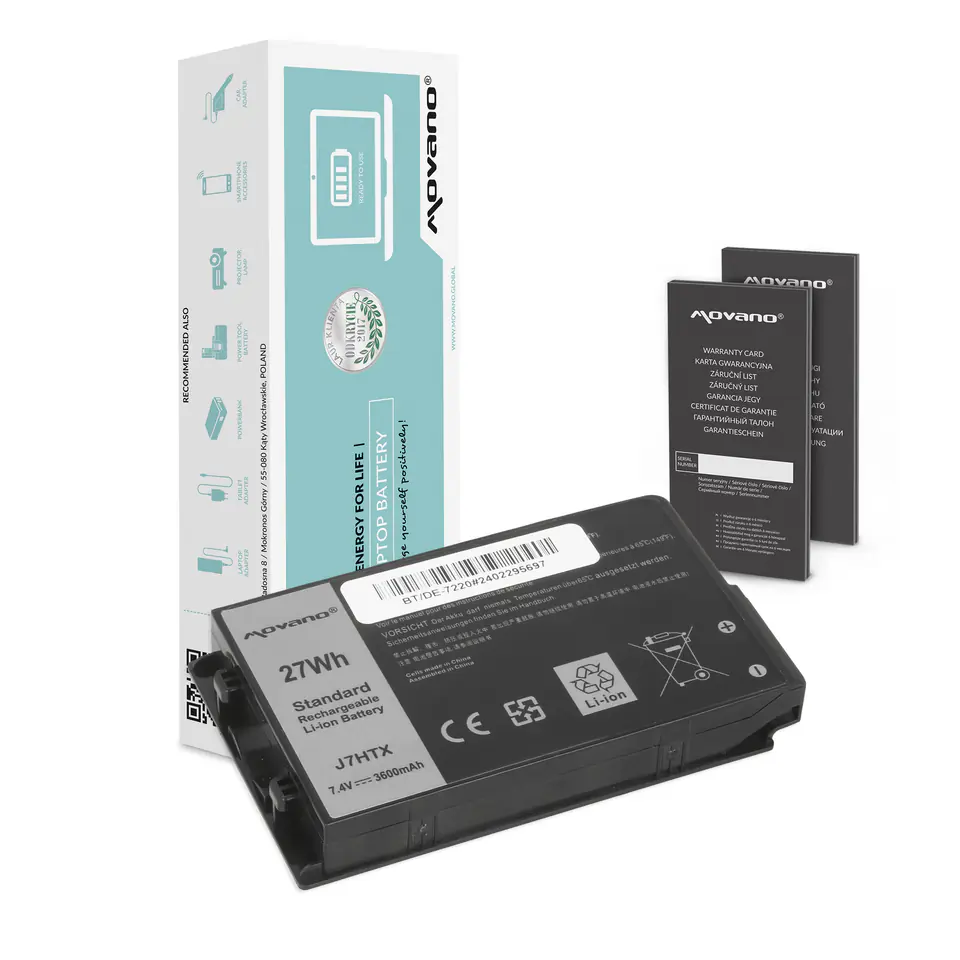 ⁨Bateria Movano do Dell Latitude Rugged Extreme 12 (7202), 12 (7212), 12 (7220)⁩ w sklepie Wasserman.eu