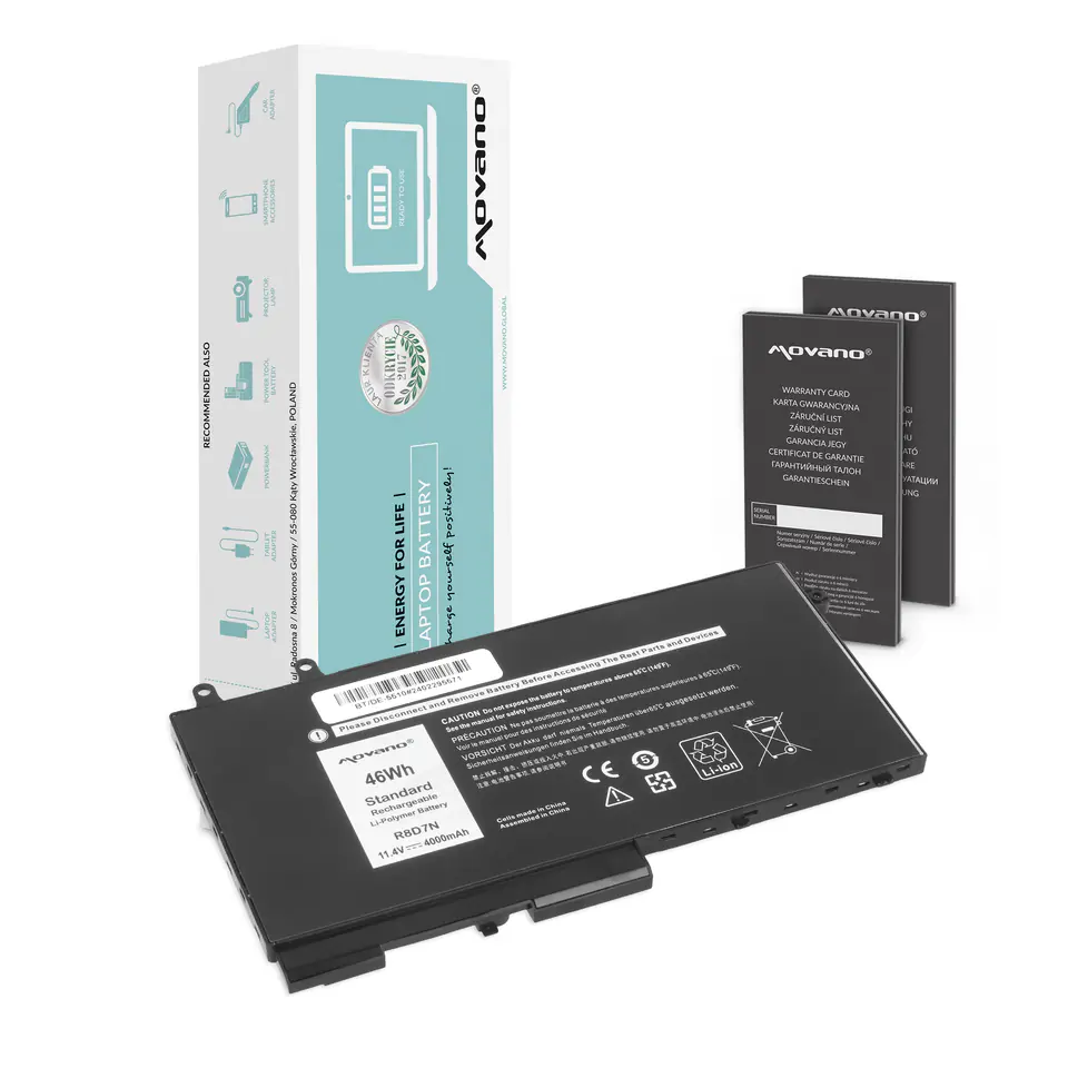 ⁨Bateria Movano do Dell Latitude 5400, 5410, 5500, 5510⁩ w sklepie Wasserman.eu