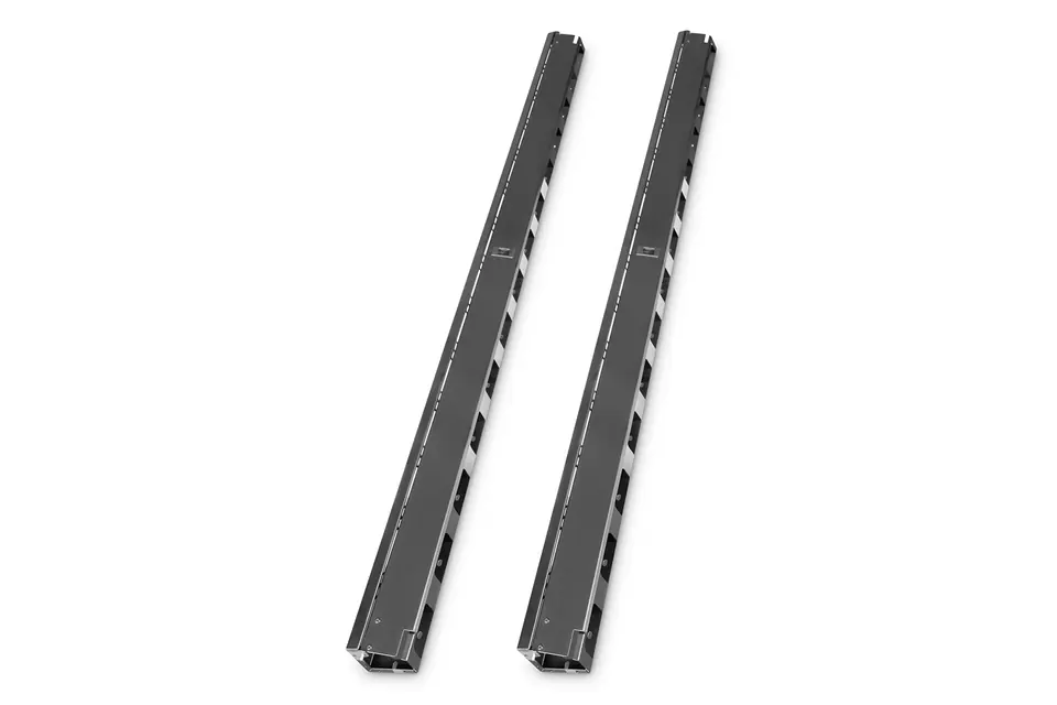 ⁨Vertical cable organizer (duct) 42U 1865x93x82mm, black, set of 2 pcs.⁩ at Wasserman.eu