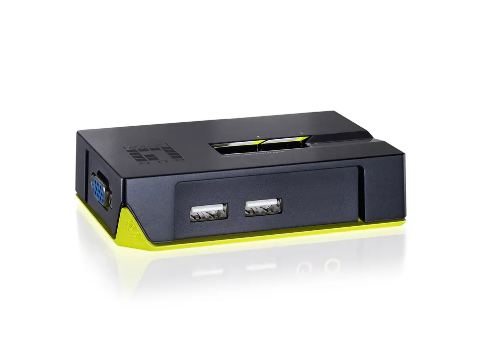 ⁨LevelOne 2-Port USB VGA KVM Switch⁩ at Wasserman.eu