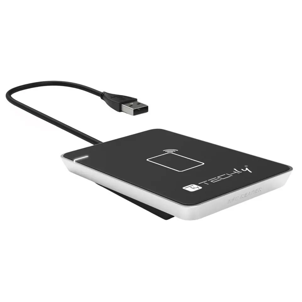 ⁨Czytnik kart zbliżeniowych NFC RFID 13.56MHz na USB⁩ w sklepie Wasserman.eu