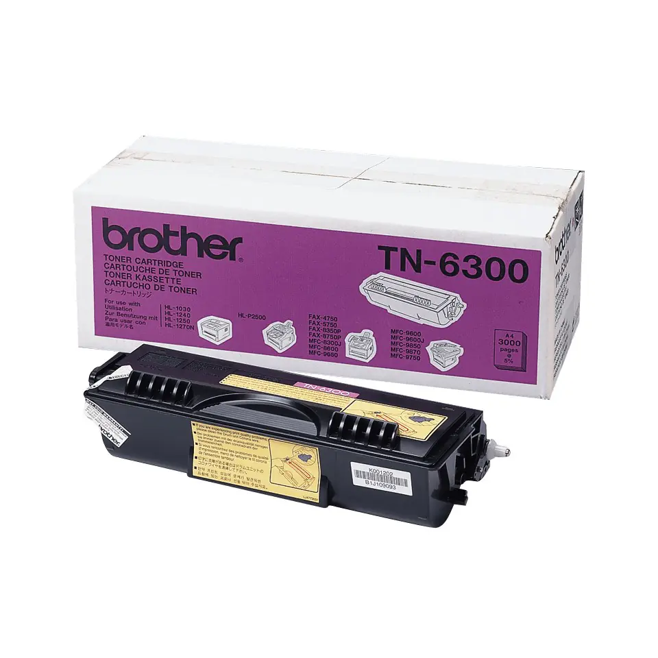 ⁨Toner Brother czarny TN6300=TN-6300, 3000 str.⁩ w sklepie Wasserman.eu