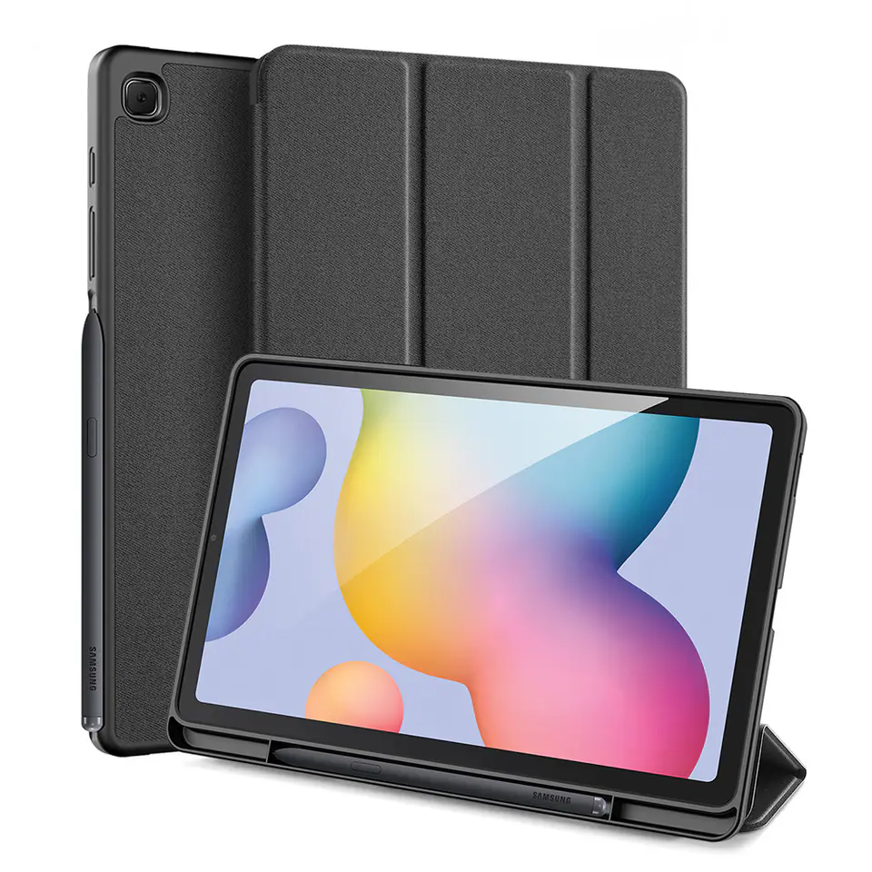 ⁨SAMSUNG GALAXY TAB S6 LITE Dux Ducis Domo Series case for Flip Tablet black⁩ at Wasserman.eu