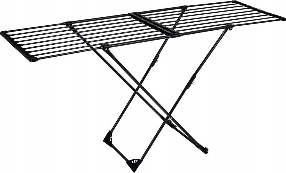 ⁨PROMIS CORTONA clothes dryer, telescopic, extendable, black⁩ at Wasserman.eu