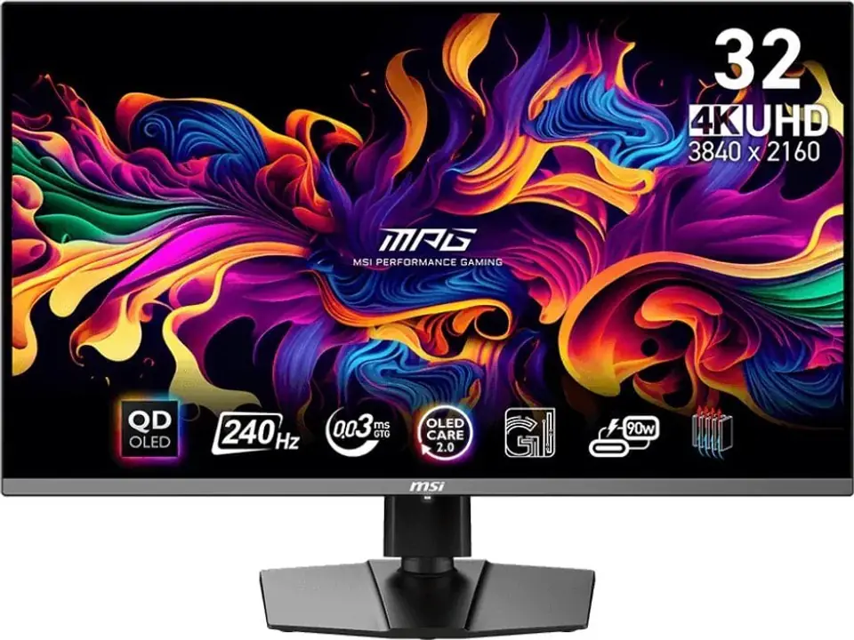 ⁨Monitor MSI MPG 321URX QD-OLED (31.5" /240Hz /3840 x 2160 /Czarny)⁩ w sklepie Wasserman.eu