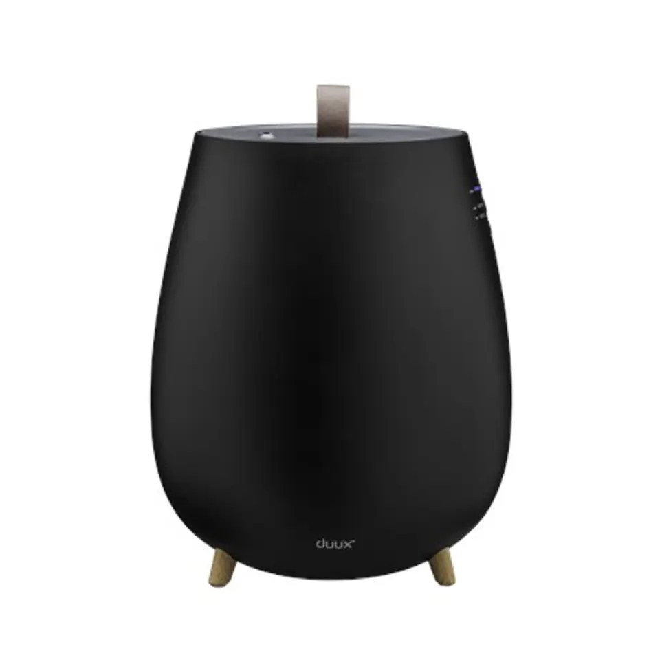 ⁨Duux Humidifier Gen2  Tag  Ultrasonic 12 W Water tank capacity 2.5 L Suitable for rooms up to 30 m2 Ultrasonic Humidification capacity 250 ml/hr Black⁩ at Wasserman.eu