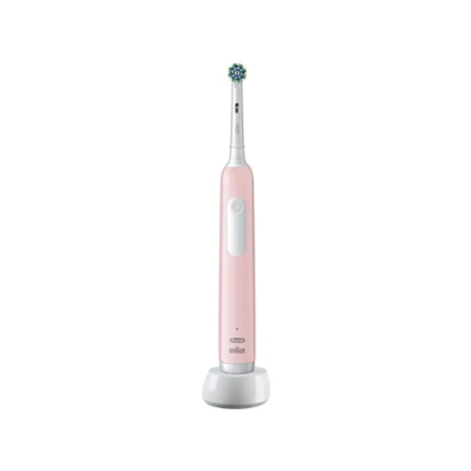 ⁨Oral-B Electric Toothbrush Pro Series 1 Cross Action For adults Rechargeable Pink Number of brush heads included 1 Number of teeth brushing modes 3⁩ at Wasserman.eu