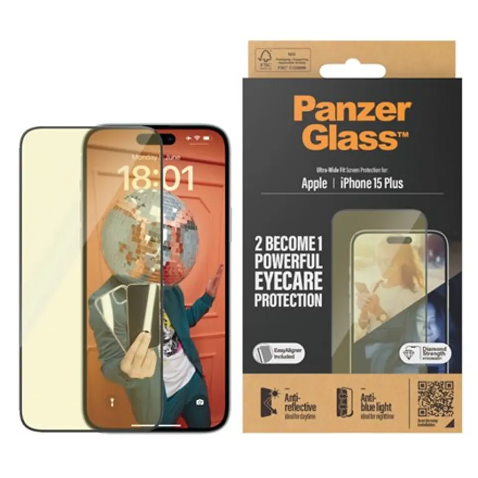 ⁨PanzerGlass - skarmbeskytter for mobil⁩ at Wasserman.eu