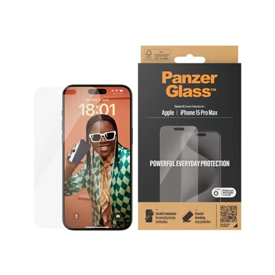 ⁨PanzerGlass - skarmbeskytter for mobil⁩ at Wasserman.eu