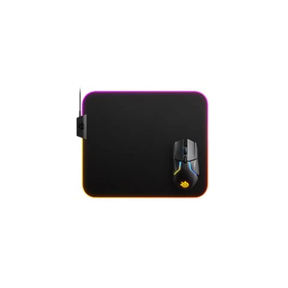 ⁨SteelSeries QcK Prism M - musematte me⁩ at Wasserman.eu