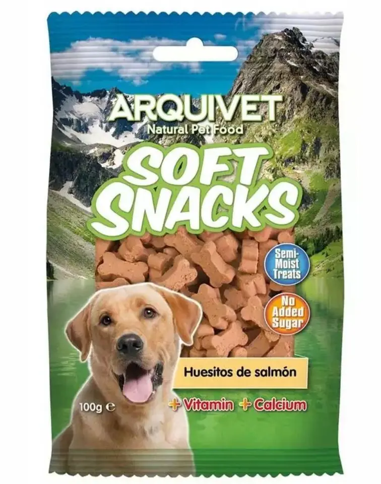 ⁨ARQUIVET Soft Snacks Salmon - dog treat - 100g⁩ at Wasserman.eu