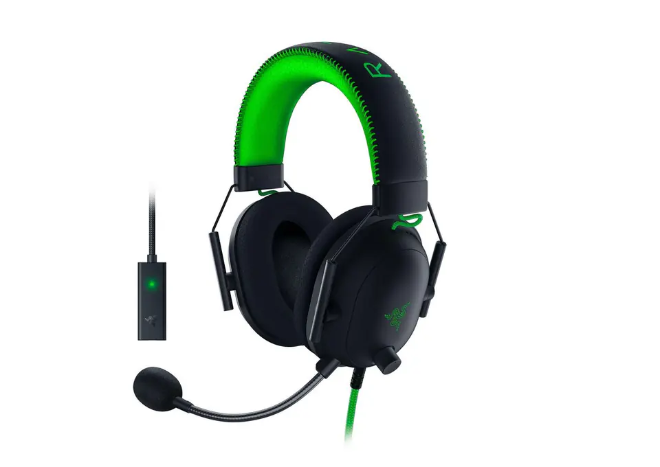 ⁨Razer Multi-platform  BlackShark V2 Special Edition Headset, On-ear, Microphone, Black/Green, Wired, Yes⁩ at Wasserman.eu