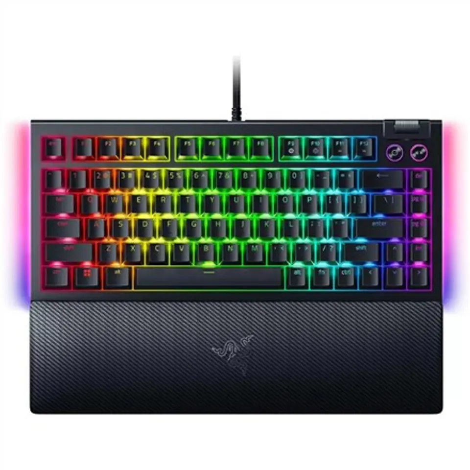 ⁨Razer | BlackWidow V4 75% | Mechanical Gaming keyboard | Wired | US | Black⁩ w sklepie Wasserman.eu