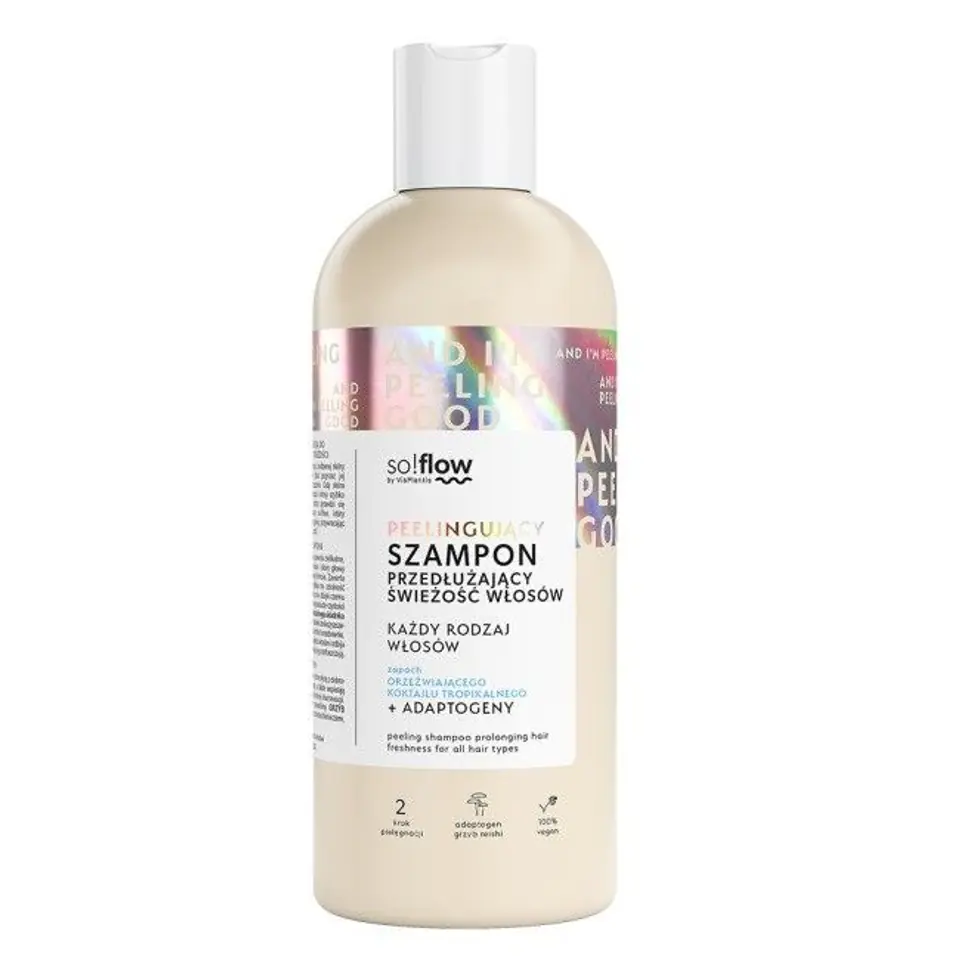 ⁨SO!FLOW Peelingujący szampon przedłużający świeżość włosów 400 ml⁩ w sklepie Wasserman.eu