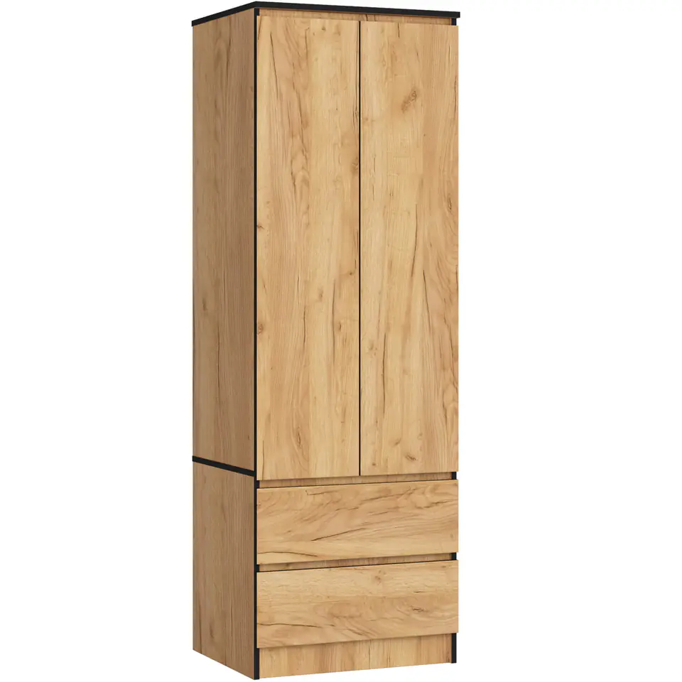 SZAFA STAR S60 2D 2SZ PK DĄB CRAFT w sklepie Wasserman.eu
