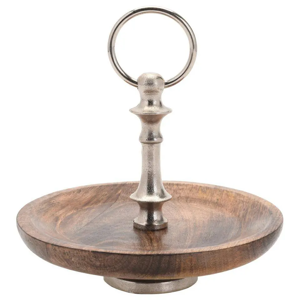 Patera na ciasto drewno mango 16 cm w sklepie Wasserman.eu