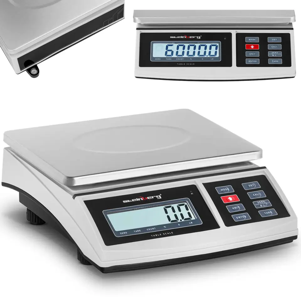 ⁨Waga pocztowa paczkowa LCD 21 x 27 cm 6 kg / 0.2 g⁩ w sklepie Wasserman.eu