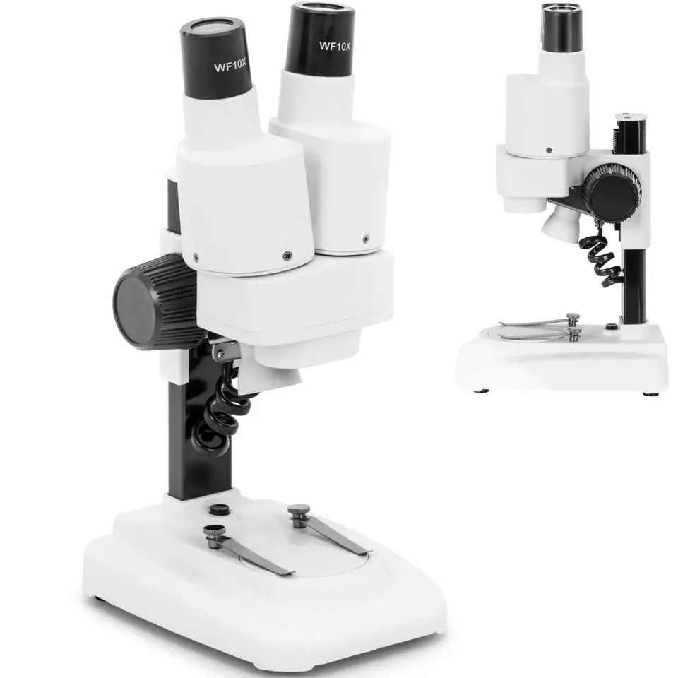⁨Mikroskop optyczny stereoskopowy z oświetleniem LED powiększenie 20x⁩ w sklepie Wasserman.eu