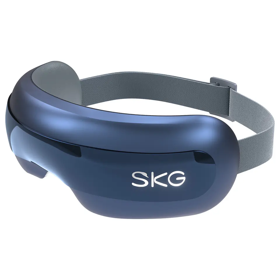 ⁨Masażer do oczu i skroni z okienkiem wizyjnym SKG E3 Pro niebieski⁩ w sklepie Wasserman.eu