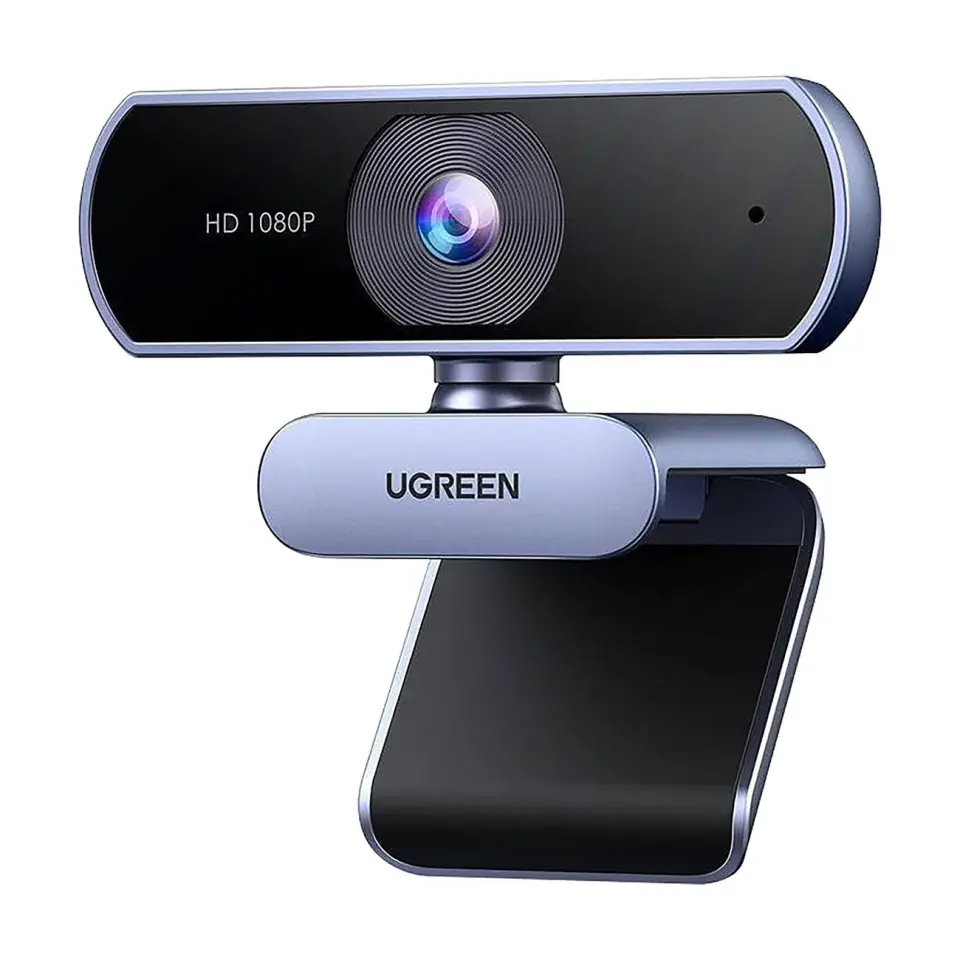 ⁨Kamera internetowa Full HD z mikrofonami do nagrań Video USB-A - szara⁩ w sklepie Wasserman.eu