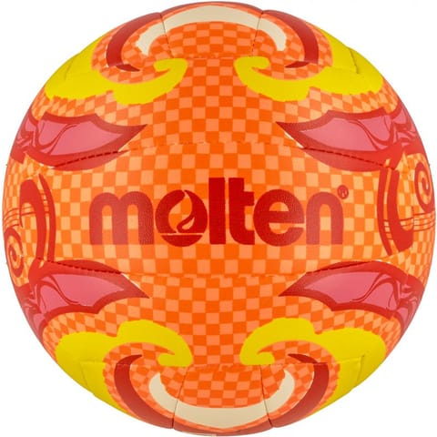 ⁨Piłka do siatkówki plażowej Molten V5B1502 (kolor Czerwony. Żółty, rozmiar 5)⁩ w sklepie Wasserman.eu