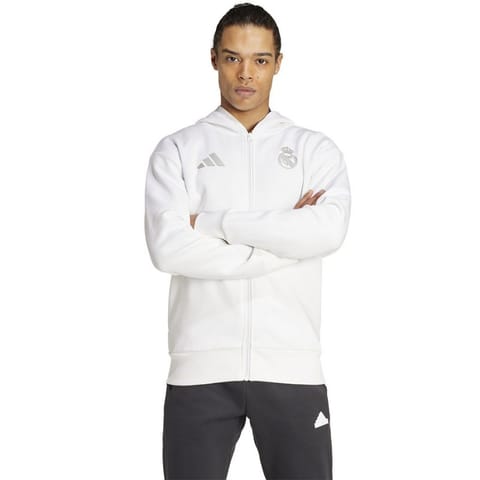 ⁨Bluza adidas Real Madryt Anthem Jacket M (kolor Biały, rozmiar XL)⁩ w sklepie Wasserman.eu