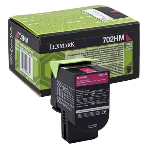 ⁨Lexmark oryginalny toner 70C2HM0, magenta, 3000s, high capacity, return⁩ w sklepie Wasserman.eu