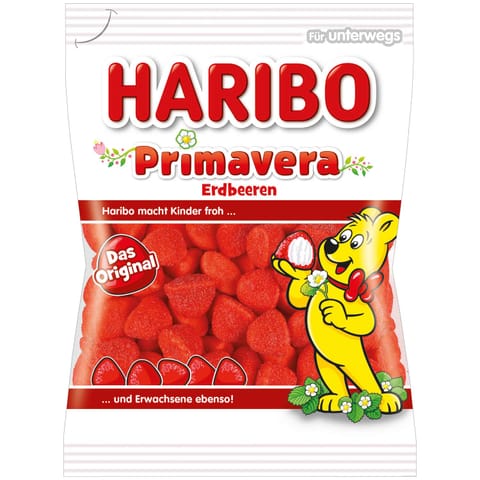 ⁨Haribo Primavera Erdbeeren Żelki 100 g⁩ w sklepie Wasserman.eu