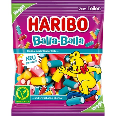 ⁨Haribo Balla-Balla Vege Żelki 160 g⁩ w sklepie Wasserman.eu