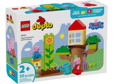 ⁨LEGO Peppa Pig 10431 Ogród i domek na drzewie Peppy⁩ at Wasserman.eu