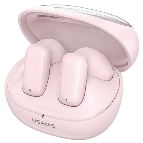 ⁨USAMS Słuchawki Bluetooth 5.3 TWS TD Series bezprzewodowe różowy/pink BHUTD03 (TD22)⁩ w sklepie Wasserman.eu
