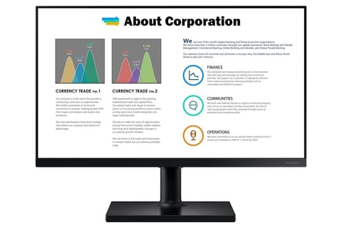 ⁨Samsung T45F computer monitor 61 cm⁩ w sklepie Wasserman.eu