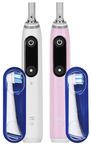 ⁨Braun Oral-B iO6 DuoPack White/Pink⁩ at Wasserman.eu