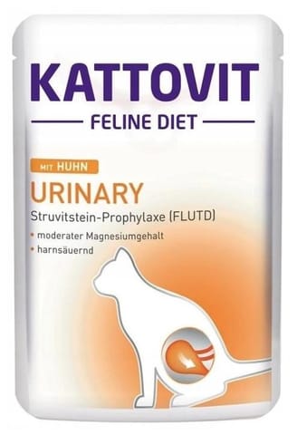 ⁨KATTOVIT Feline Diet Urinary Chicken - wet cat food - 85g⁩ at Wasserman.eu