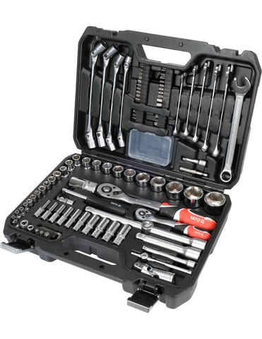 ⁨TOOL SET 1/4‘, 1/2’ KPL 93PCS YT-38784 YATO⁩ at Wasserman.eu