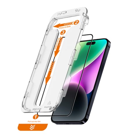 ⁨Crong EasyShield 2-Pack - Szkło hartowane iPhone 14 / iPhone 13 / iPhone 13 Pro (2 sztuki)⁩ w sklepie Wasserman.eu