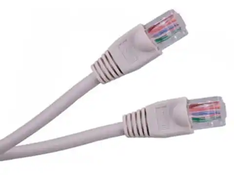 ⁨Patchcord kabel UTP 8c wtyk-wtyk 1m Cu⁩ w sklepie Wasserman.eu