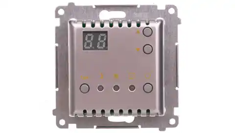 ⁨Simon 54 Temperaturregler mit Display mit internem Sensor 16(2) A 230V silber matt DTRNW.01/43⁩ im Wasserman.eu
