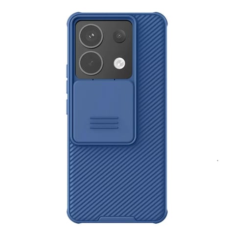⁨Etui Nillkin CamShield Pro Case na Xiaomi Redmi Note 13 Pro 5G / Poco X6 5G - niebieskie⁩ w sklepie Wasserman.eu