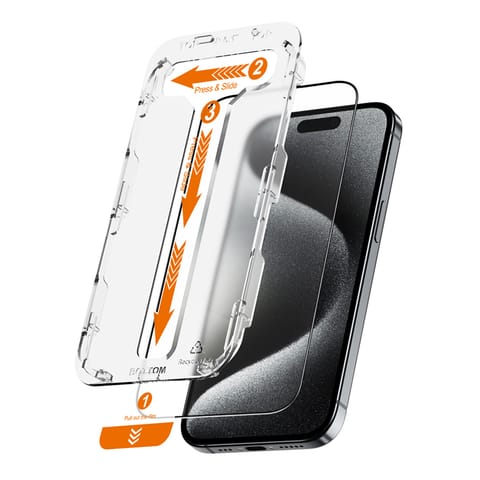 ⁨Crong EasyShield 2-Pack - Szkło hartowane iPhone 15 Pro Max (2 sztuki)⁩ w sklepie Wasserman.eu