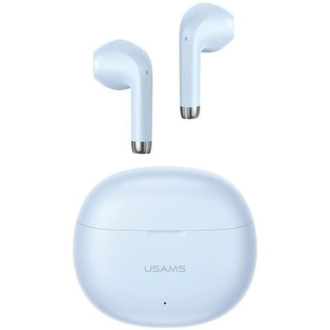 ⁨USAMS Słuchawki Bluetooth 5.3 TWSRhymbo Series bezprzewodowe niebieski/blue BHUYO03 (US-YO17)⁩ w sklepie Wasserman.eu