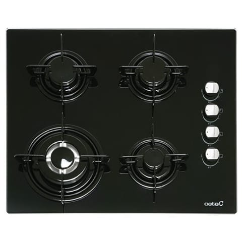 ⁨CATA CI 631 BK Black Built-in 60 cm Gas 4 zone(s)⁩ at Wasserman.eu