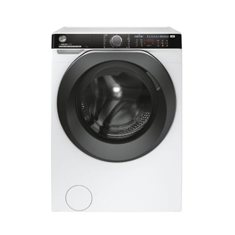 ⁨Hoover | Washing Machine | HWP4 37AMBC/1-S | Energy efficiency class A | Front loading | Washing capacity 7 kg | 1300 RPM | Depth 46 cm | Width 60 cm | Display | LCD | Steam function | Wi-Fi | White⁩ at Wasserman.eu