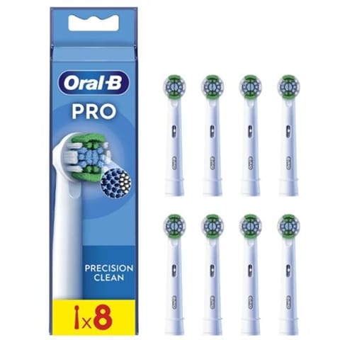 ⁨Oral-B | Precision Clean Brush Set | EB20RX-8 | Heads | For adults | Number of brush heads included 8 | White⁩ at Wasserman.eu