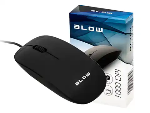 ⁨Optical mouse BLOW MP-30 USB black MP-30 black⁩ at Wasserman.eu